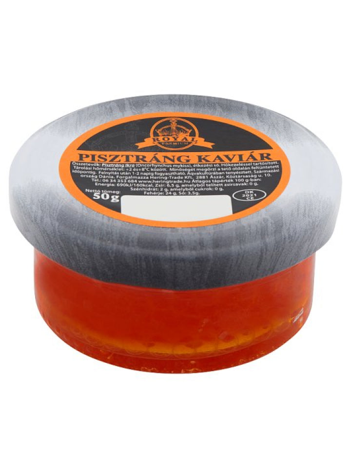 Royal pisztrángkaviár vörös 50 gr